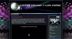 Desktop Screenshot of earthwindforhire.com